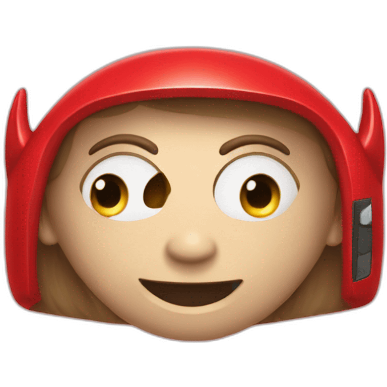 Tesla rojo emoji