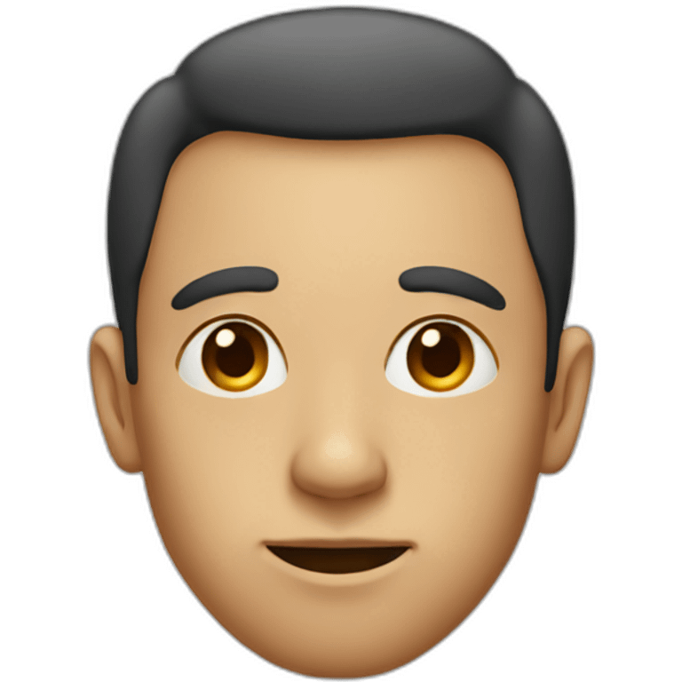 Person with oversized nose and ears emoji