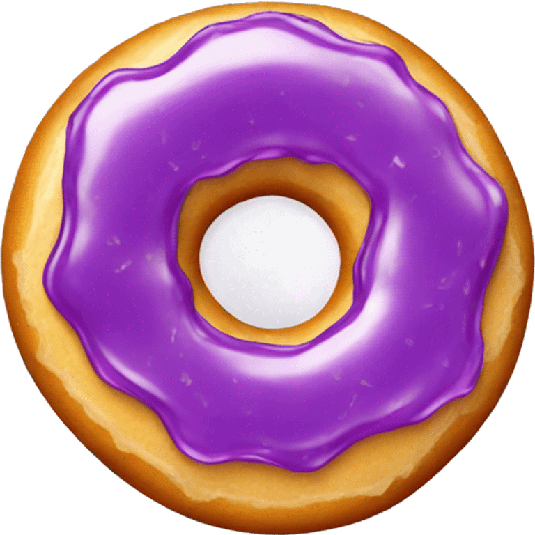 donut with jelly in it emoji