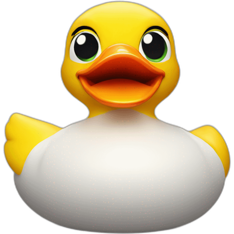 angry rubber duck emoji