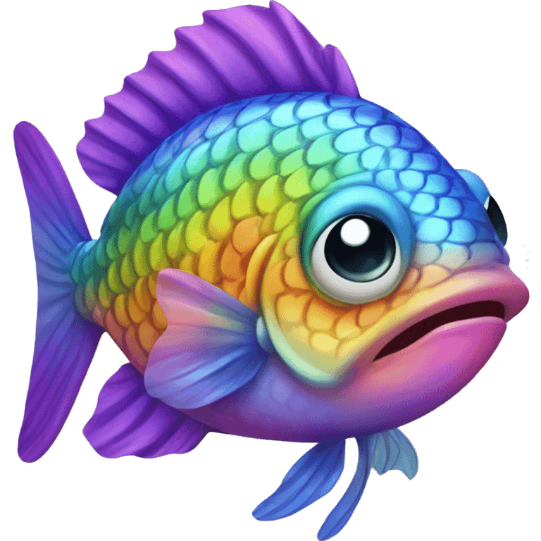 rainbow fish from hawaii emoji