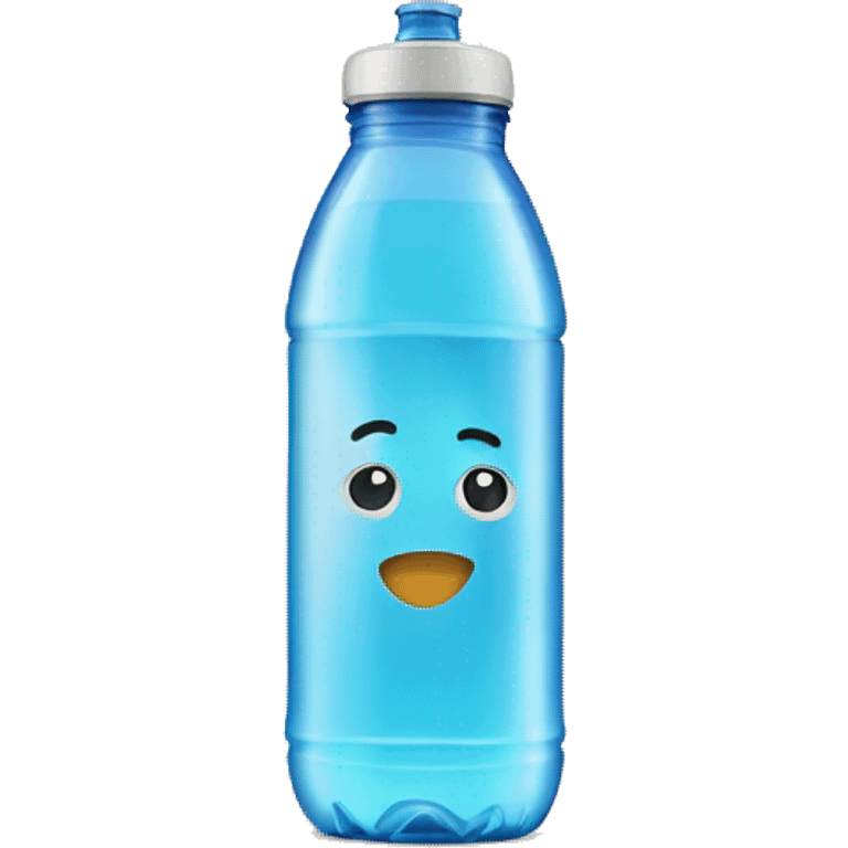 Water bottle inside of a cup  emoji