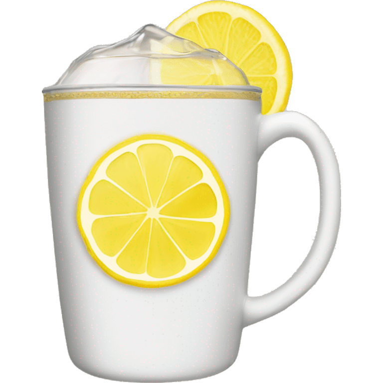 lemon slice on cup with Kombucha emoji