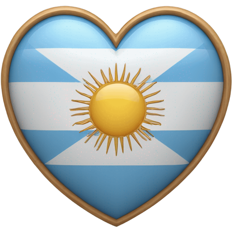 Argentine heart emoji