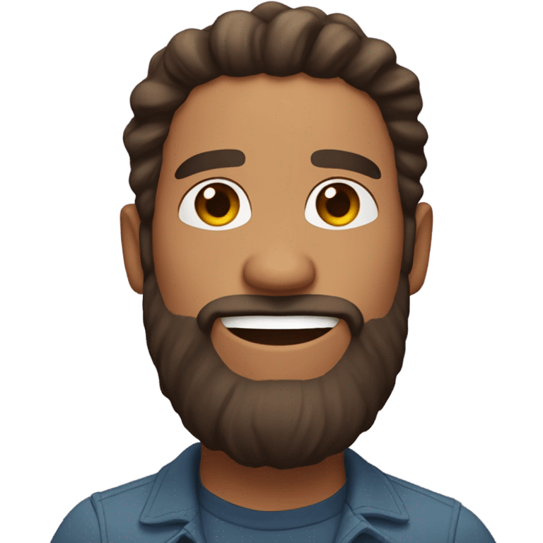 Bearded brunette hope dealer emoji