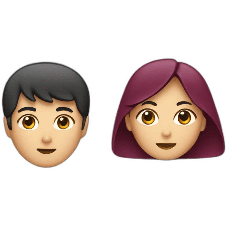 Qatar and Korea emoji