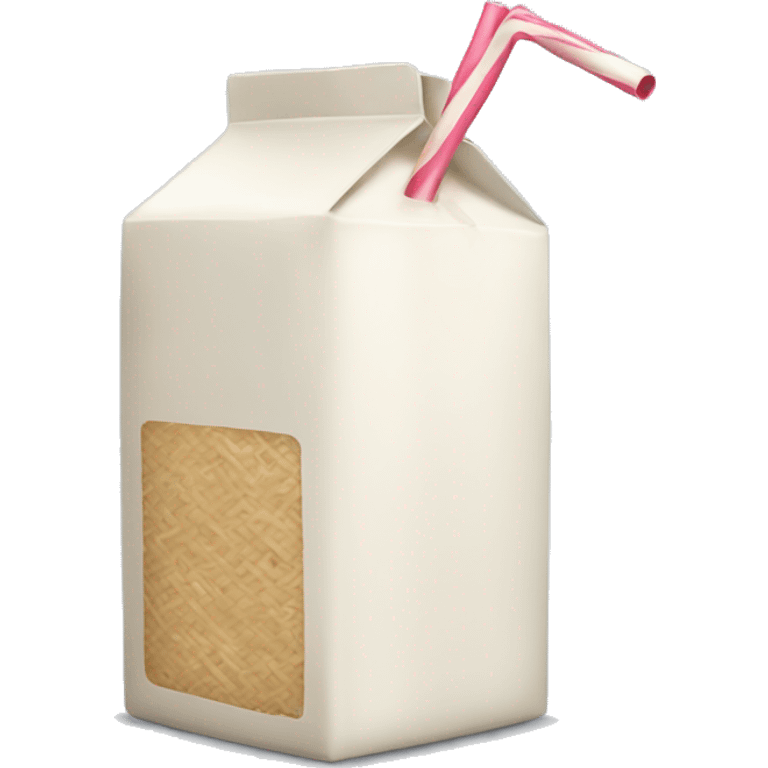 milk carton with straw emoji