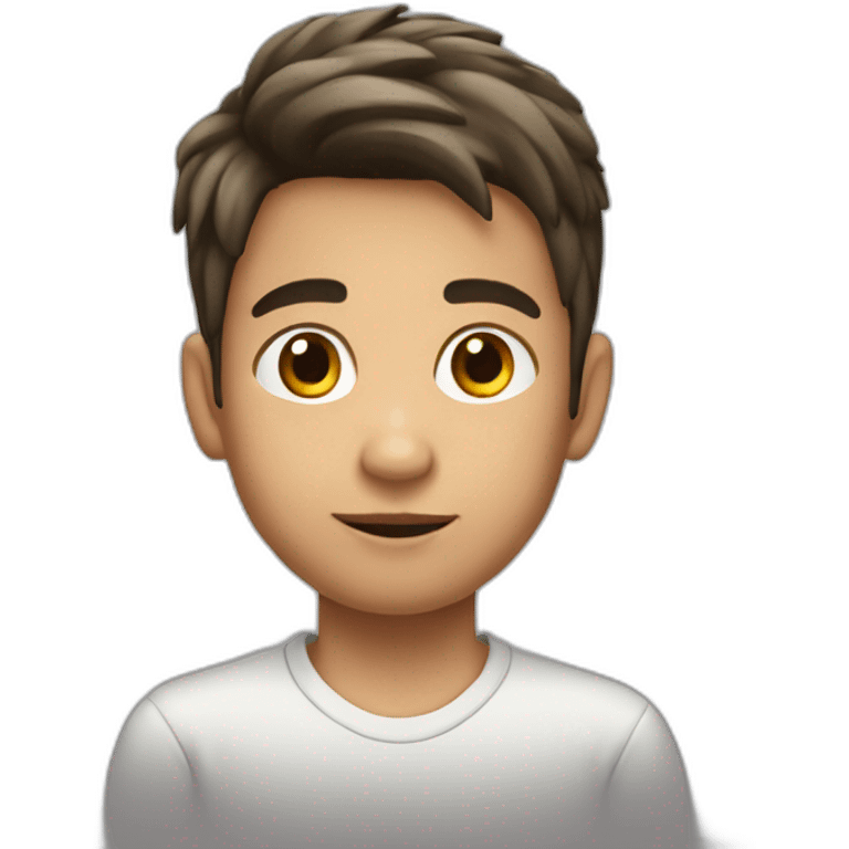 niño de 10 años moreno emoji