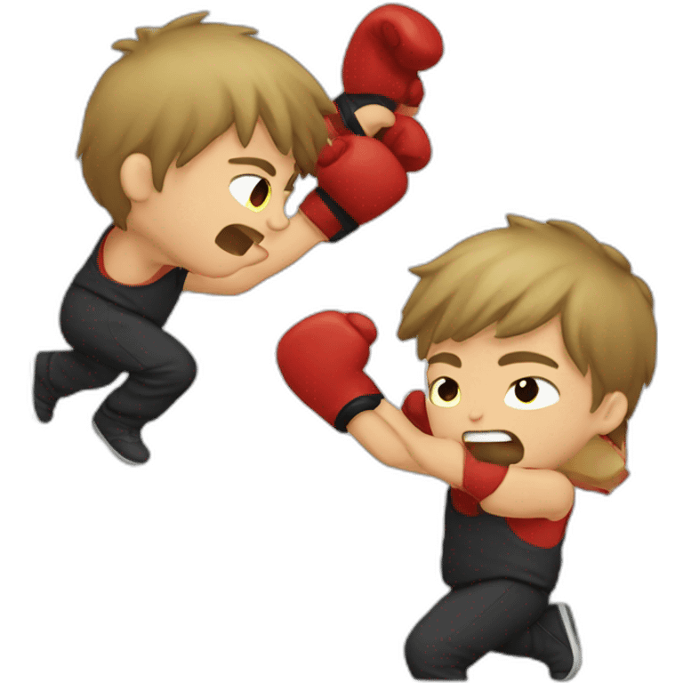 Boys fight emoji