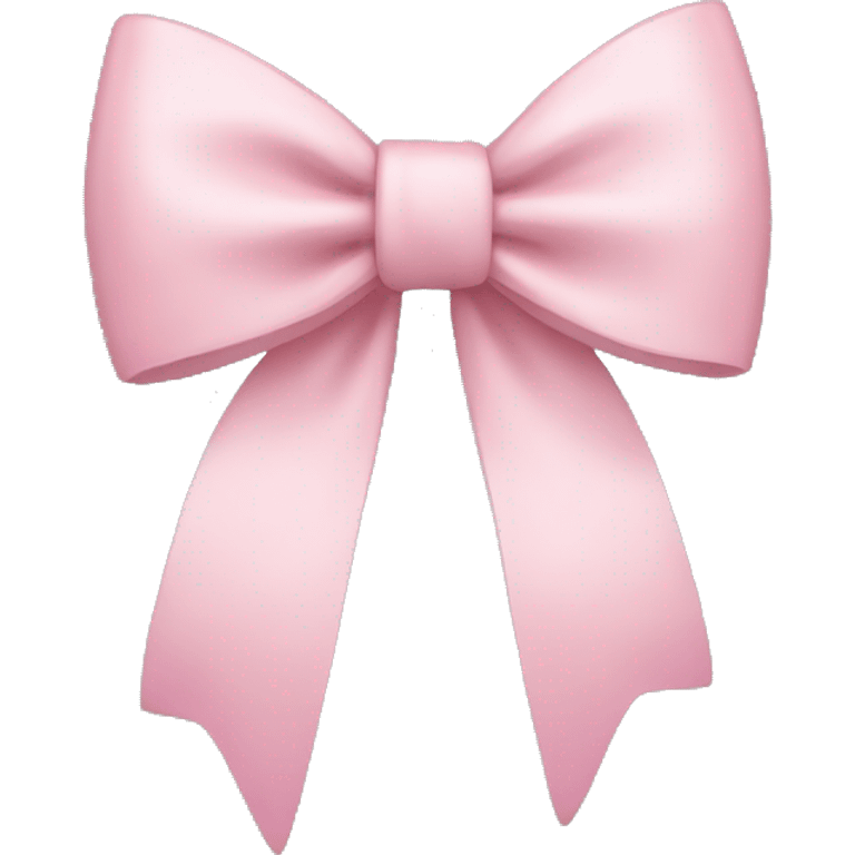 Light pink bow emoji