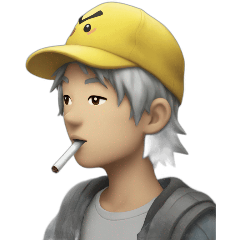 Pikachu smoke emoji