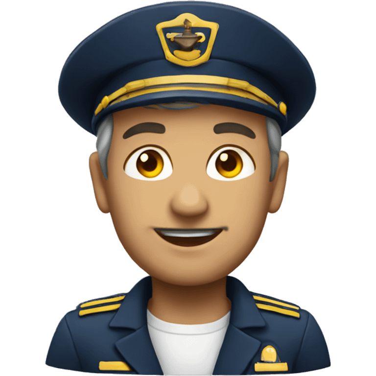 ship captain emoji