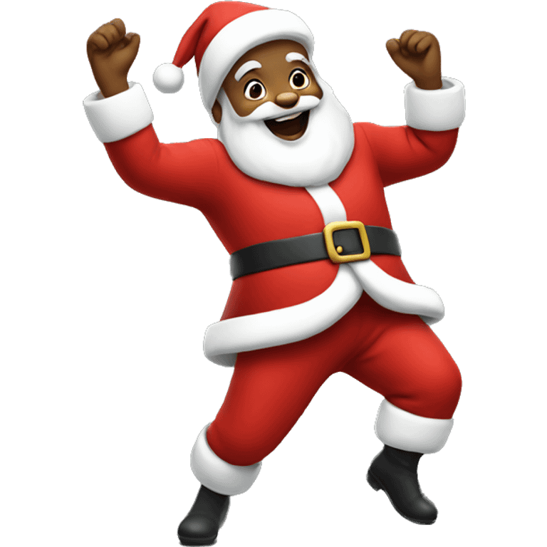 Dancing Santa  emoji