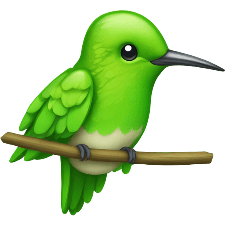 Lime humming bird  emoji