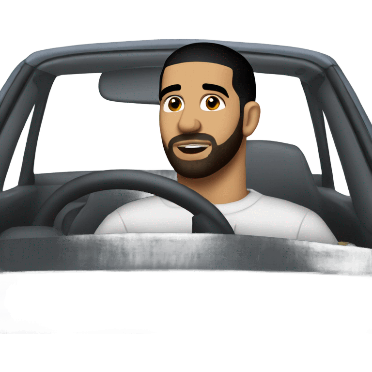 Drake driving emoji