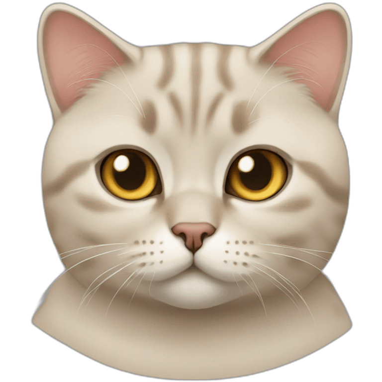 british shorthair beige cat emoji