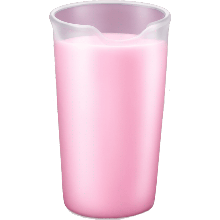 Pink milk emoji