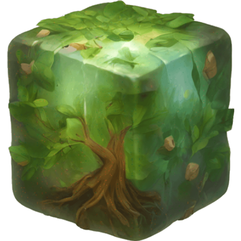 nature healing cube emoji