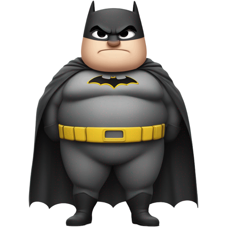 Really fat Batman emoji