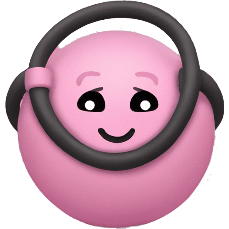 Kettlebell pink emoji