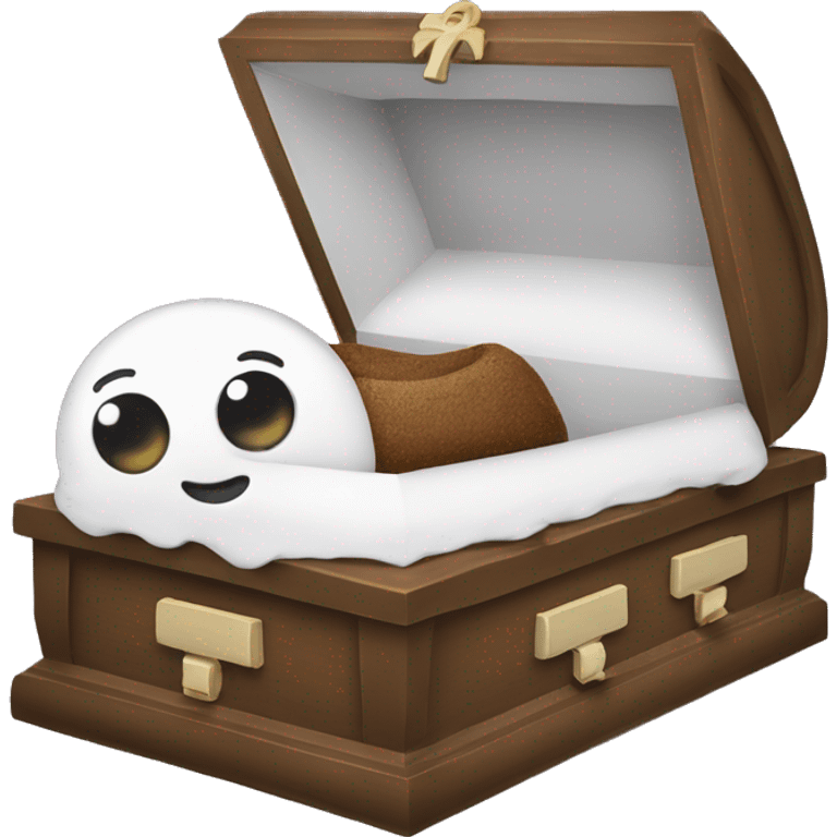 coffee cup in casket emoji