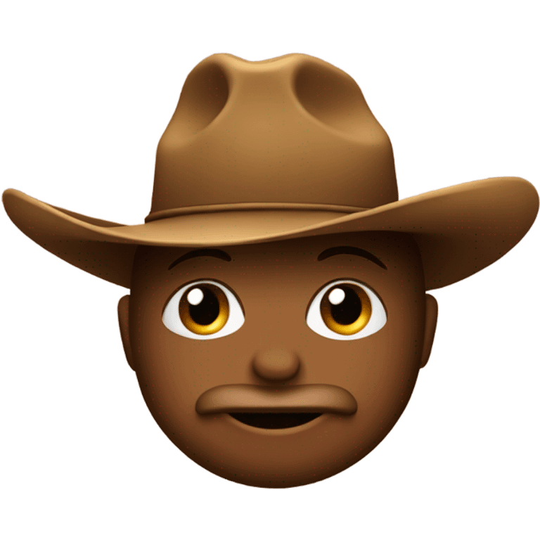 Kissy emoji cowboy hat emoji