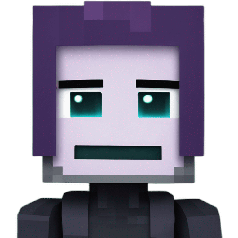 Minecraft Enderman emoji