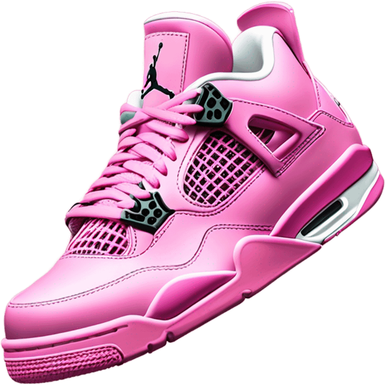 Jordan 4 pink  emoji