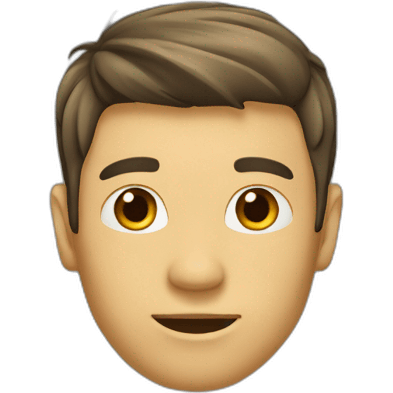 Homme buz cut emoji