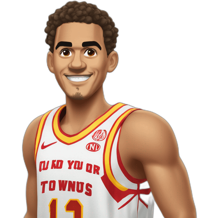 trae young qui bois de la bière emoji