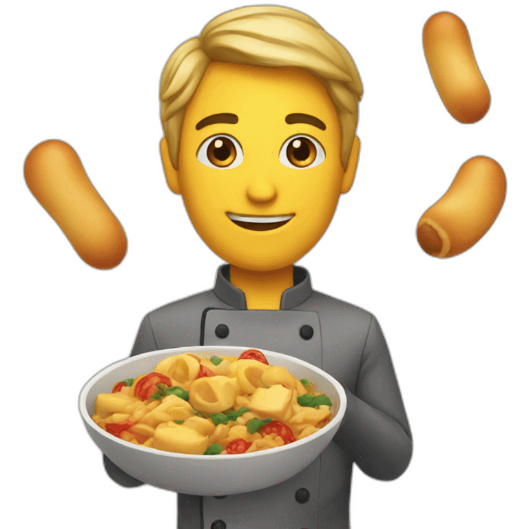 Chat qui cuisine emoji