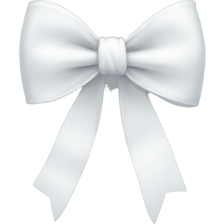 White bow emoji