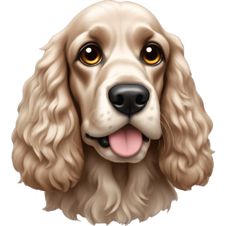 bold cocker spaniel emoji