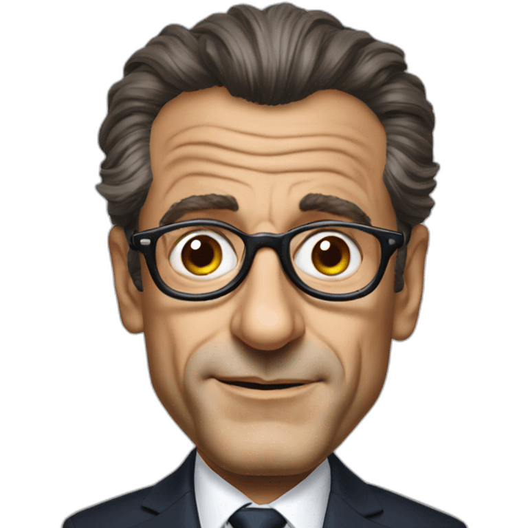 sarkozy with glasses emoji