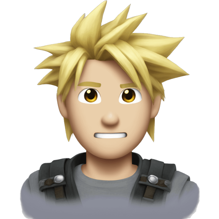 Cloud strife  emoji