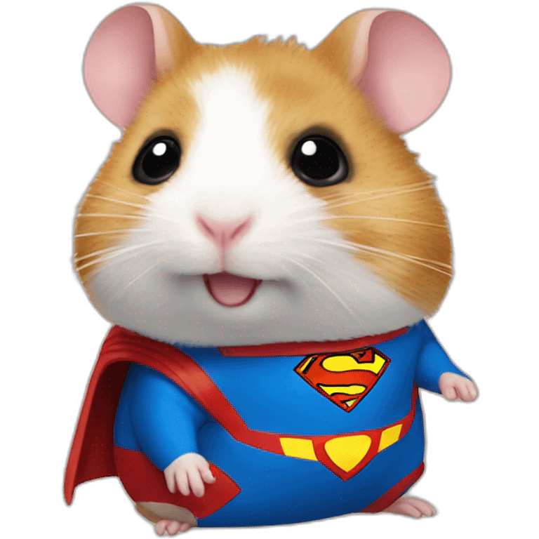 Superman hamster emoji