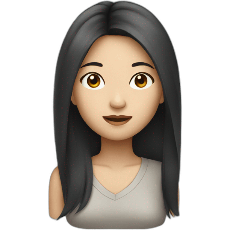 Asian girl emoji