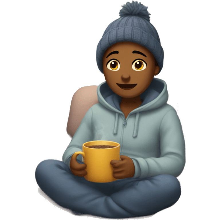 cozy homebody emoji