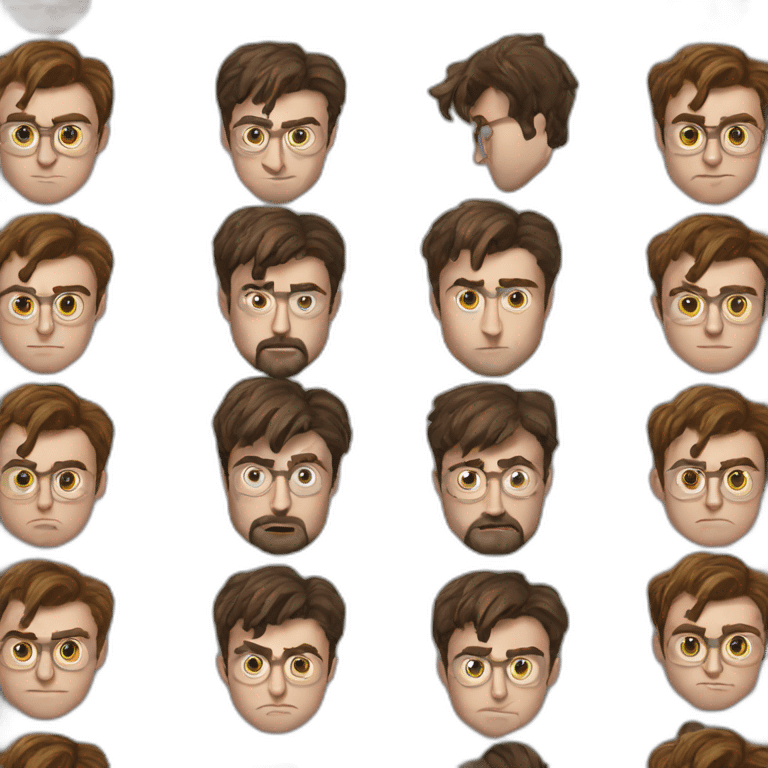 Daniel Radcliffe serious emoji