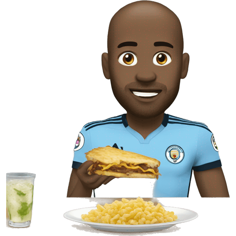 Manchester City eats Real Madrid emoji