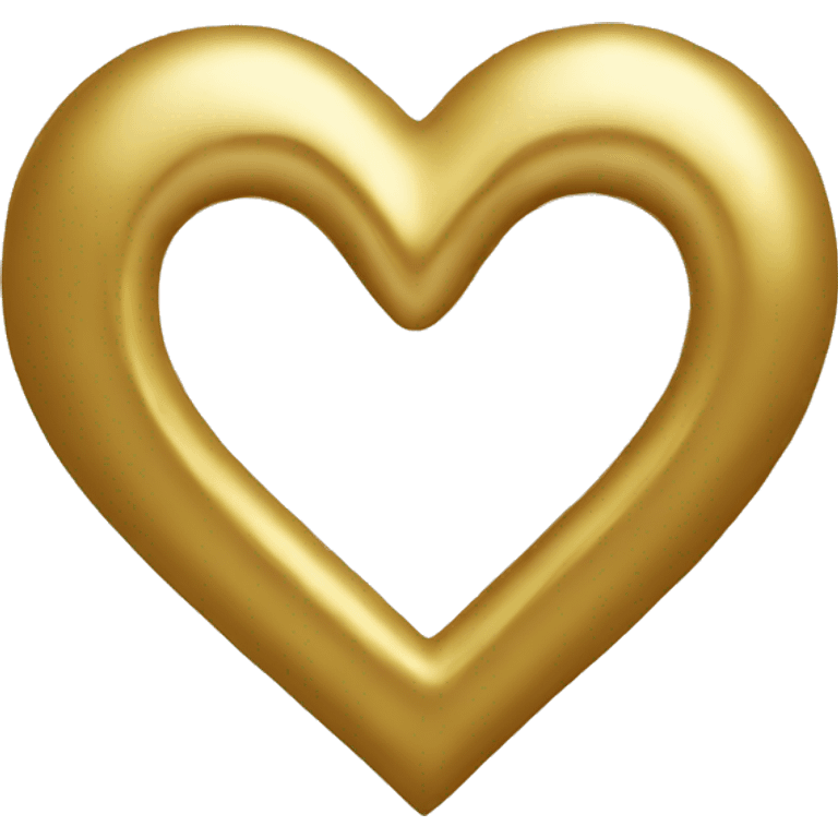 gold heart emoji