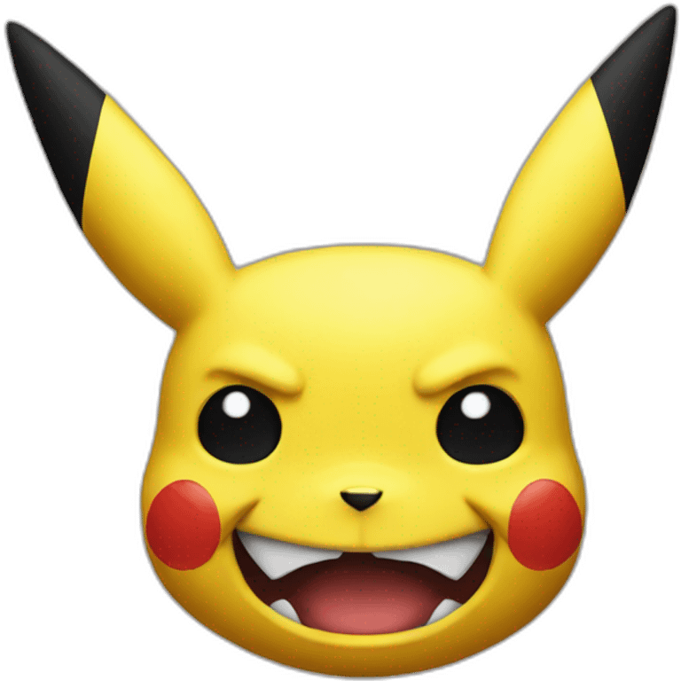 Evil pikachu emoji