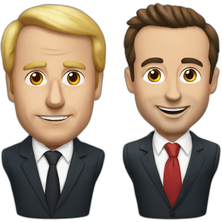 Poutine vs macron emoji