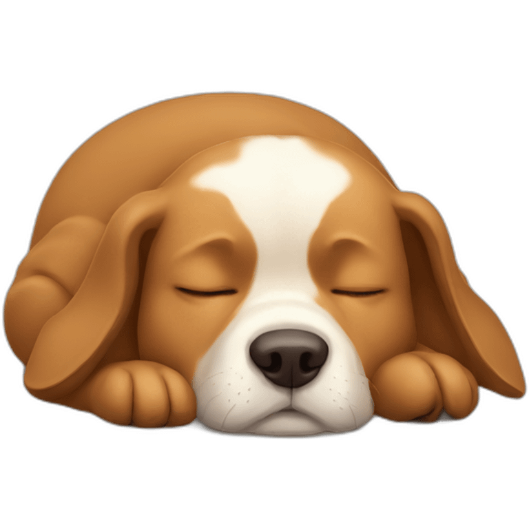 dog sleeping funny emoji