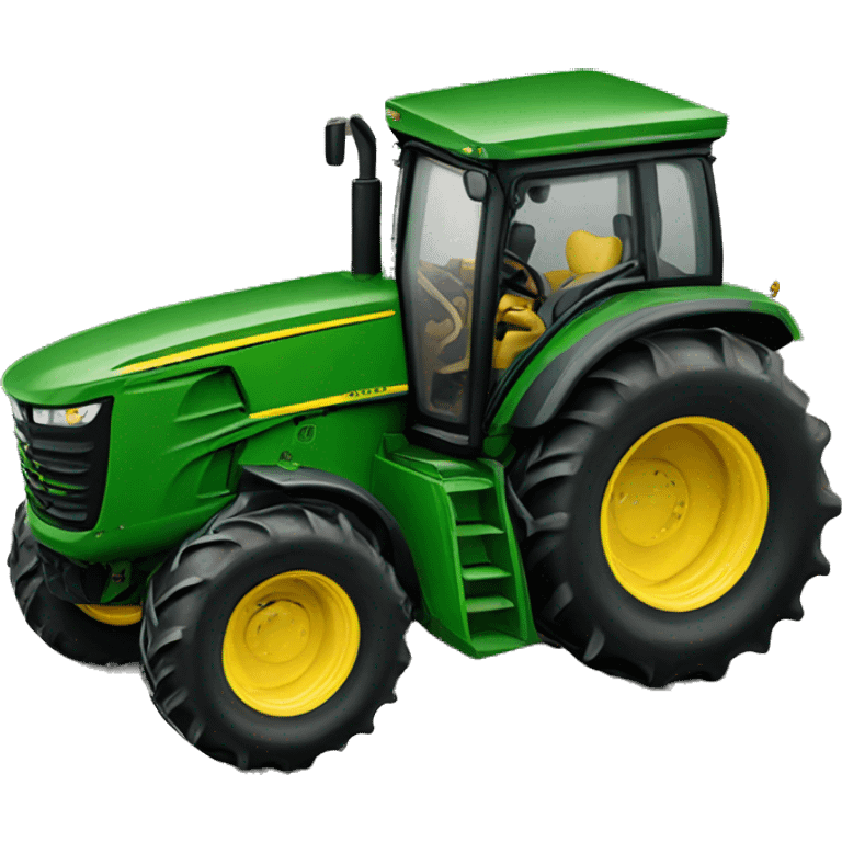 John Deere tractor  emoji