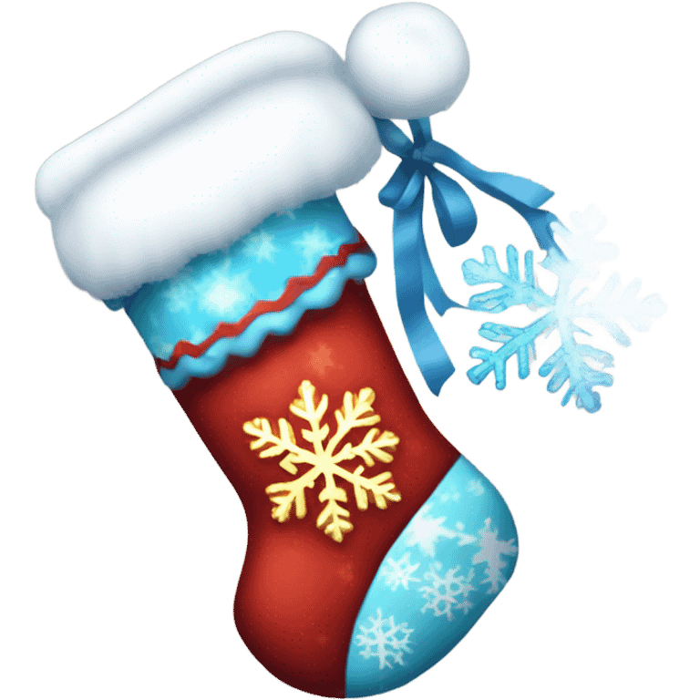 Christmas stocking emoji