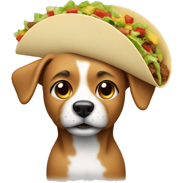 dog making tacos emoji