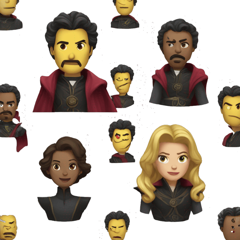 Wanda contre doc strange  emoji