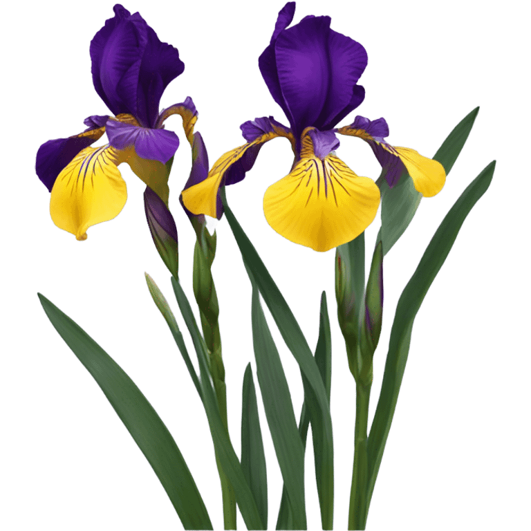 Irises flower emoji