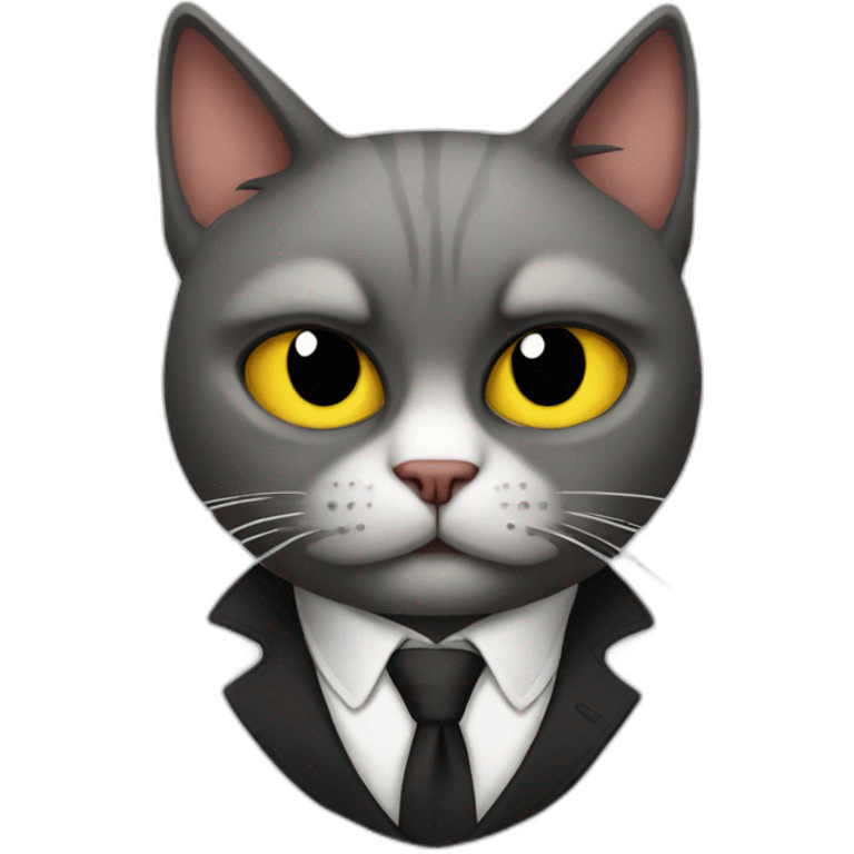 gangster cat emoji